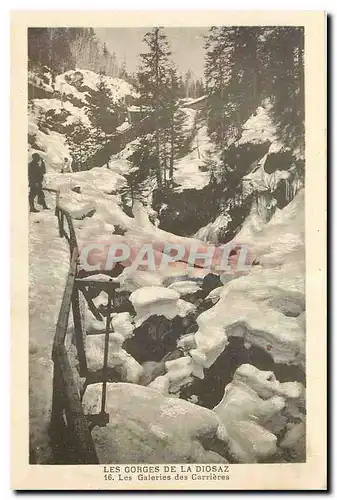 Cartes postales Les Gorges de la Diosaz Les Galeries des Carrieres