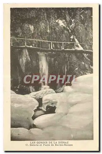 Cartes postales Les Gorges de la Diosaz Galerie et Poste de Barme Rousse