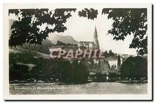 Ansichtskarte AK Annecy Le Monastere de la Visitation et le Lac