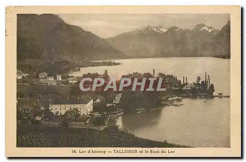 Cartes postales Lac d'Annecy Talloires et le Bout du Lac