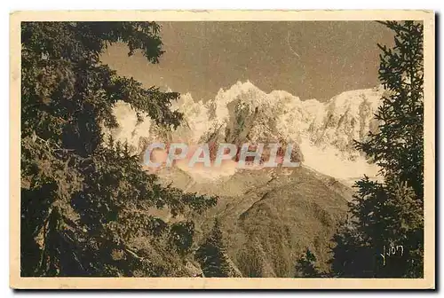 Ansichtskarte AK Chamonix Mont Blanc Haute Svaoie La Chaine des Aiguilles de Chamonix vue de Pianpraz t