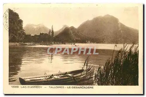 Ansichtskarte AK Lac d'Annecy Talloires Le Debarcadere