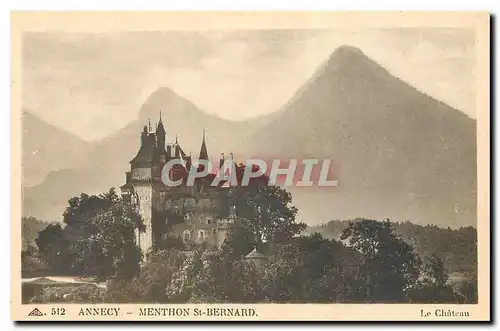 Cartes postales Annecy Menthon St Bernard Le Chateau