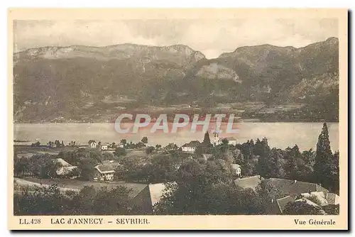 Cartes postales Lac d'Annecy Sevrier Vue generale