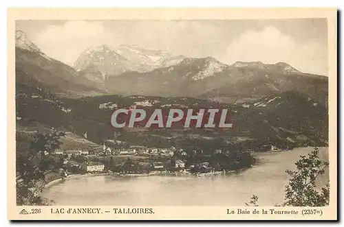 Cartes postales Lac d'Annecy Talloires La Baie de la Tournette