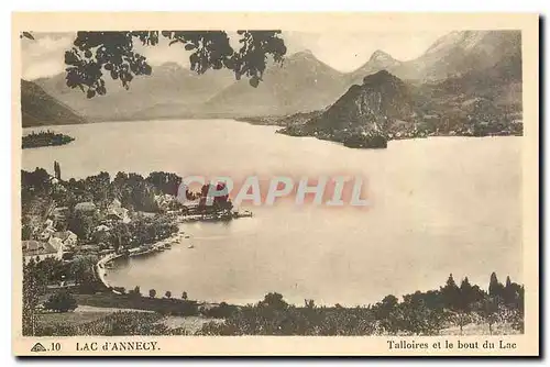 Cartes postales Lac d'Annecy Talloires et le bout du Lac