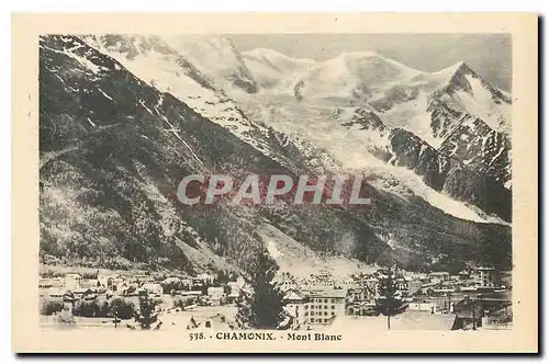 Cartes postales Chamonix Mont Blanc