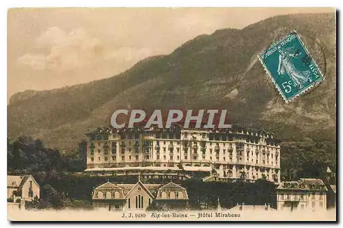 Cartes postales Aix les Bains Hotel Mirabeau