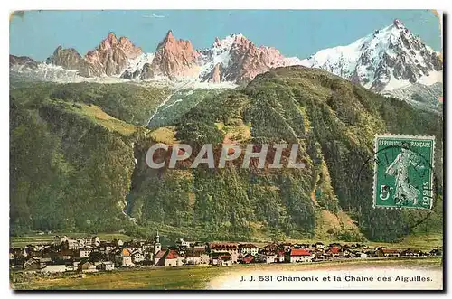 Cartes postales Chamonix et la Chaine des Aiguilles