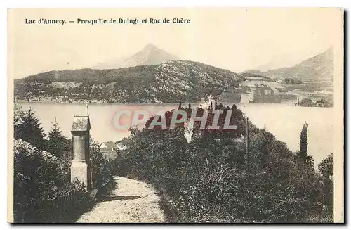 Ansichtskarte AK Lac d'Annecy Presquille de Duingt et Roc de Chere