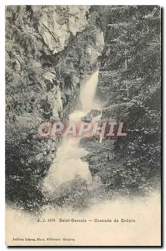 Cartes postales Saint Gervas Cascade de Grepin