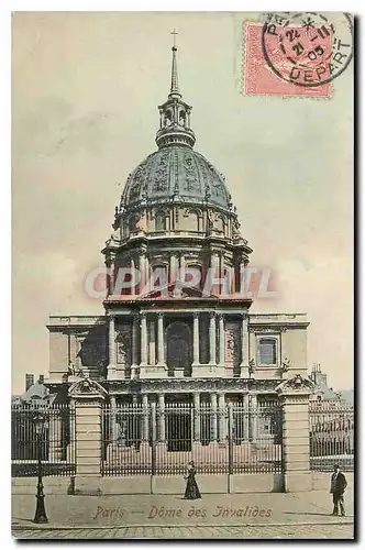 Cartes postales Paris Dome des Invalides