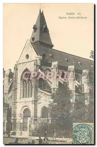 Cartes postales Paris Eglise Saint Medard