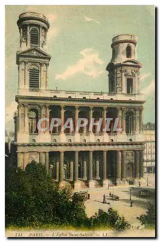 Cartes postales Paris L'Eglise Saint Sulpice