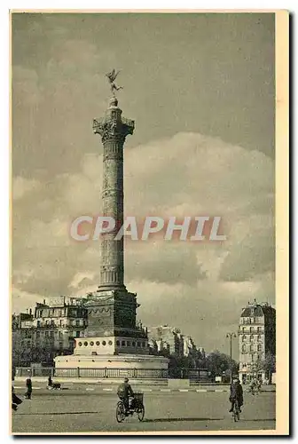 Ansichtskarte AK La Place de la Bastille et la Colonne de Jullet