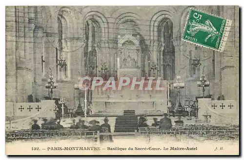 Ansichtskarte AK Paris Montmartre Basilique du Sacre Coeur Le Maitre Autel