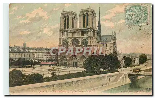 Cartes postales Paris La Cathedrale Eglise Notre Dame