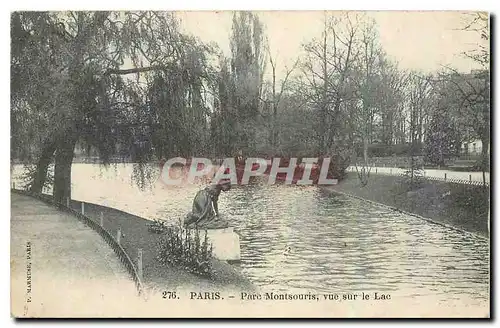 Ansichtskarte AK Paris Parc Montsouris vue sur le Lac