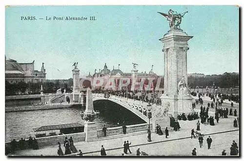 Cartes postales Paris Le Pont Alexandre III