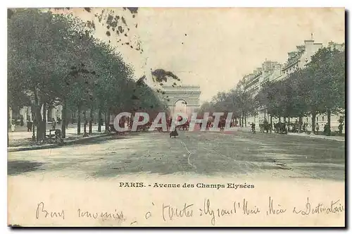 Cartes postales Paris Avenue des Champs Elysees