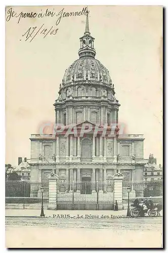 Ansichtskarte AK Paris Le Dome des Invalides