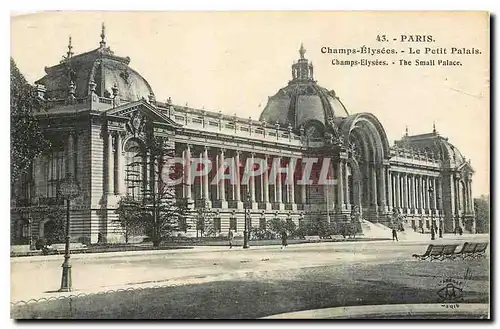 Ansichtskarte AK Paris Champs Elysees Le Petit Palais