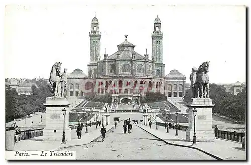 Cartes postales Paris Le Trocadero