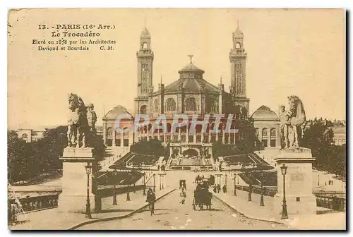 Cartes postales Paris Le Trocadero