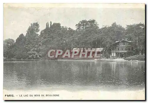 Cartes postales Paris Le Lac du Bois de Boulogne