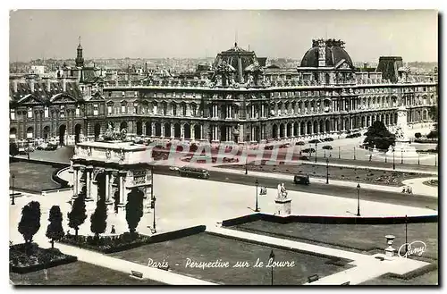 Ansichtskarte AK Paris Perspective sur le Louvre