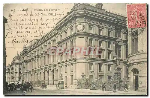 Cartes postales Paris l'Hotel des Postes