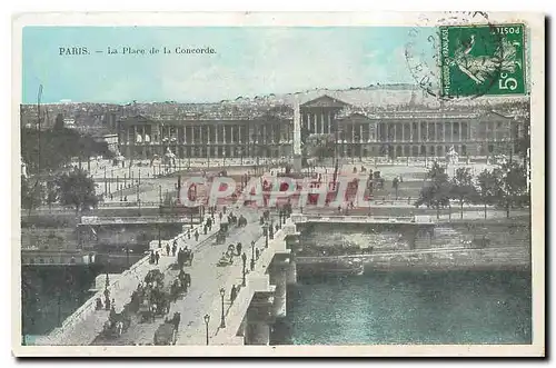 Cartes postales Paris La Place de la Concorde