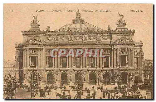 Cartes postales Paris L'Opera Academie Nationale de Musique