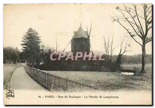 Ansichtskarte AK Paris Bois de Boulogne Le Moulin de Longchamp