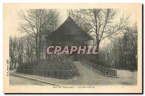 Ansichtskarte AK Bois de Vincennes Le Belvedere