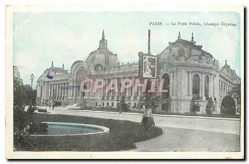 Ansichtskarte AK Paris Le Petit Palais Champs Elysees