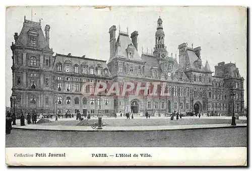 Cartes postales Collection Petit Journal Paris L'Hotel de Ville