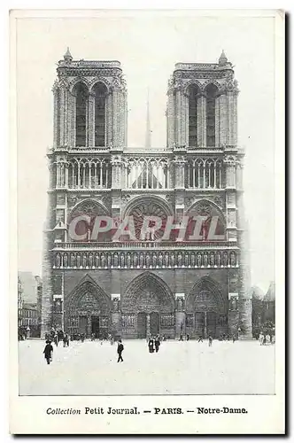 Cartes postales Collection Petit Journal Paris Notre Dame