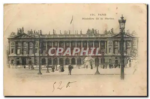 Cartes postales Paris Ministere de la Marine