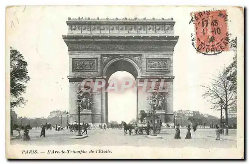 Cartes postales Paris L'Arc de Triomphe de l'Etoile