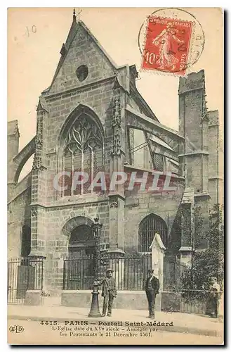 Cartes postales Paris Portail Saint Medard