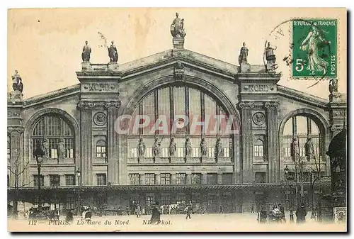 Cartes postales Paris La Gare du Nord