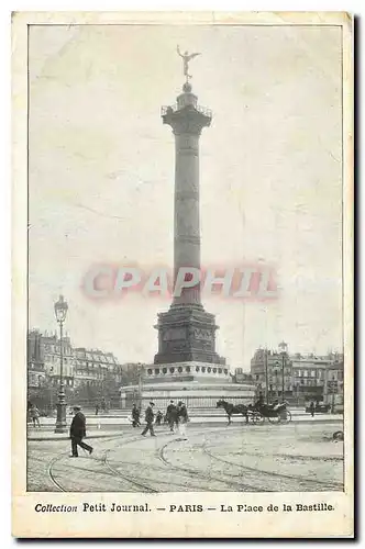 Cartes postales Collection Petit Journal Paris La Place de la Bastille