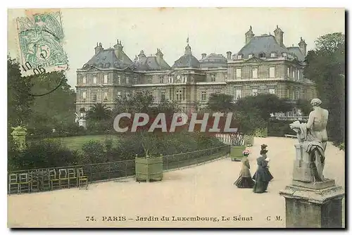 Ansichtskarte AK Paris Jardin du Luxembourg Le Senat