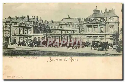 Ansichtskarte AK Palais Royal Conseil d'Etat Souvenir de Paris