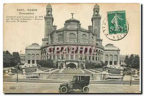 Cartes postales Paris Trocadero Automobile