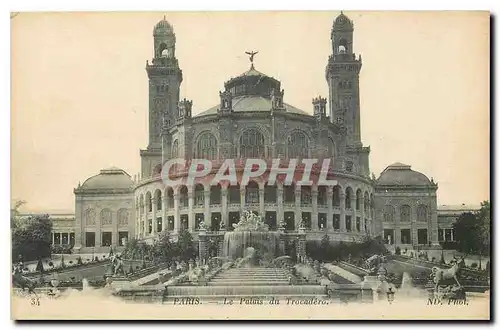 Ansichtskarte AK Paris Le Palais du Trocadero