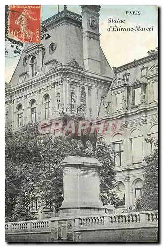 Ansichtskarte AK Paris Statue d'Etienne Marcel