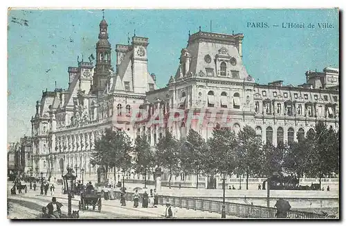 Cartes postales Paris L'Hotel de Ville