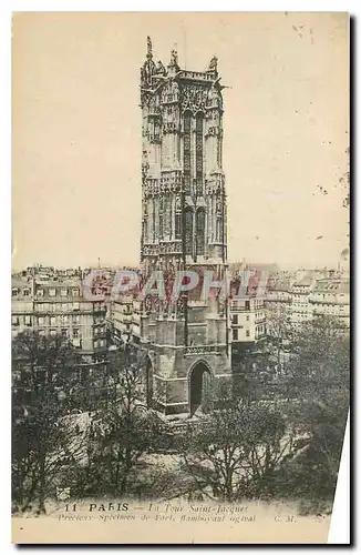 Cartes postales Paris La Tour Saint Jacques